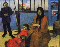 The Studio of Schuffenecker(The Schuffenecker Family), Paul Gauguin